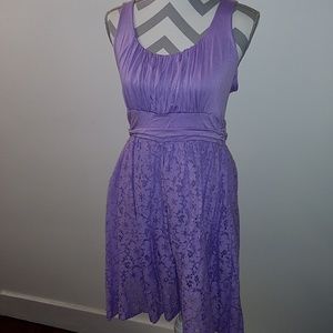 Lavender and Lace Tank Dress